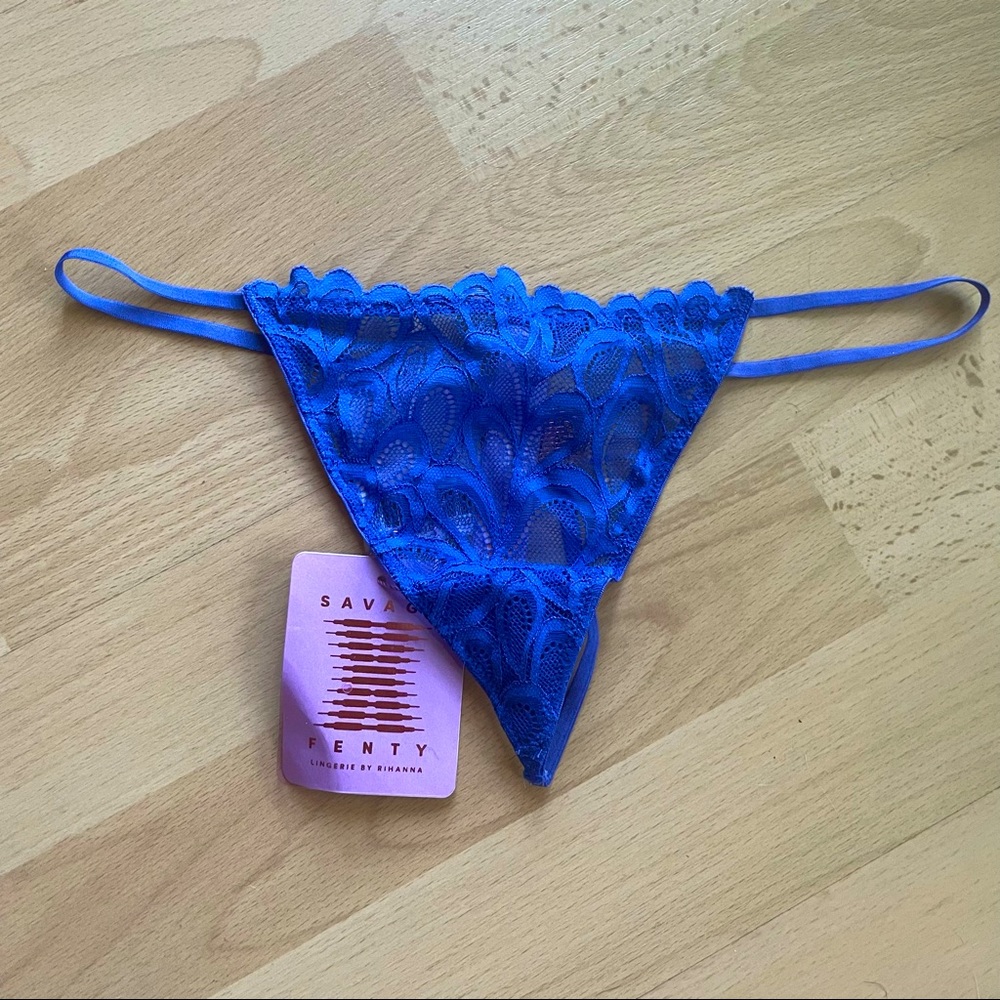 Savage X Fenty Savage Not Sorry Lace String Thong